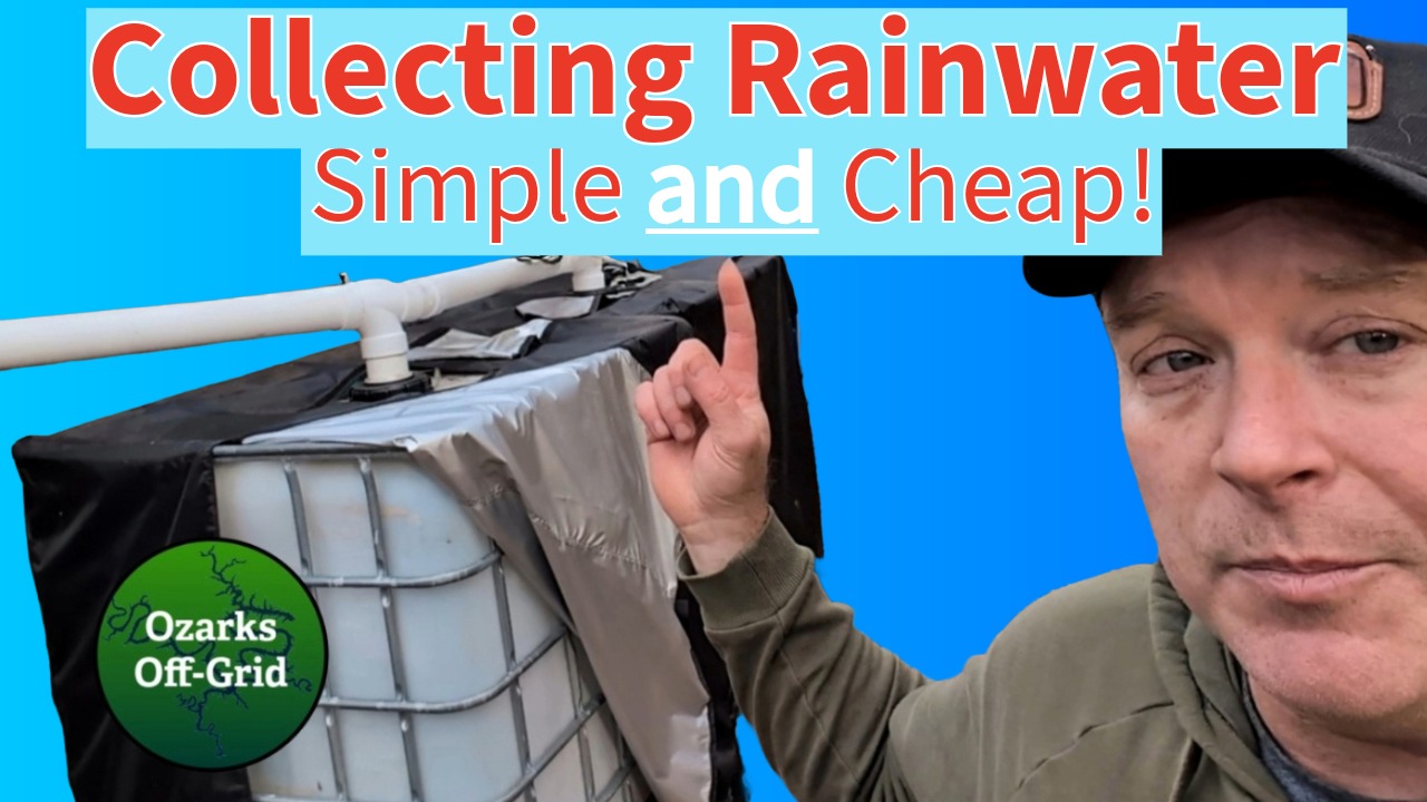 Rainwater Collection at my Off-Grid Cabin